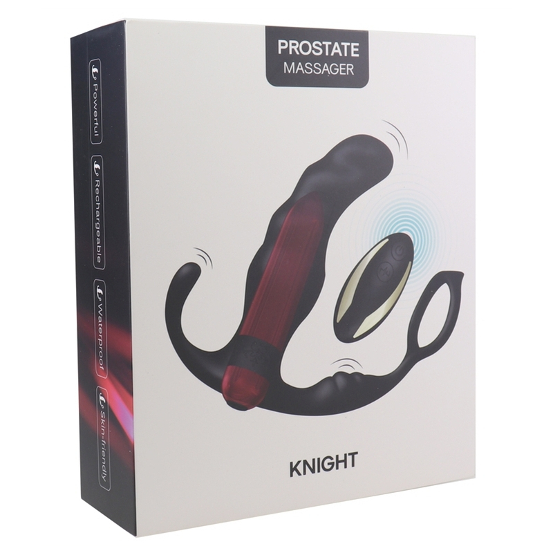 cockring et plug vibrant knight 10 x 35cm 9