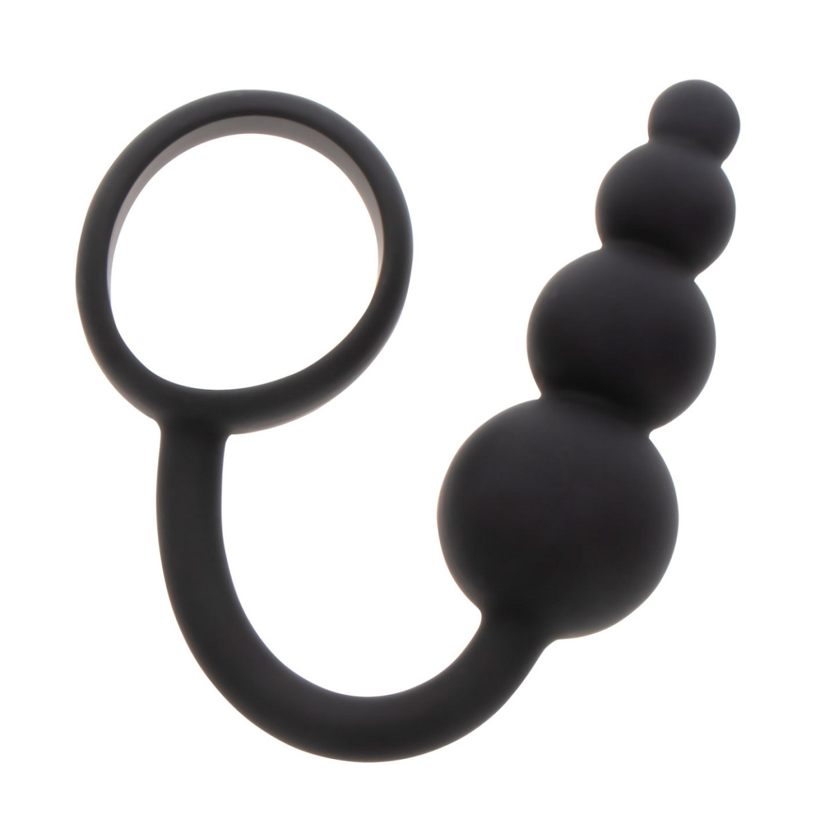 cockring plug anal beads ring 85 x 35 cm noir 1