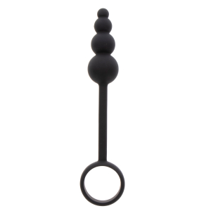 cockring plug anal beads ring 85 x 35 cm noir