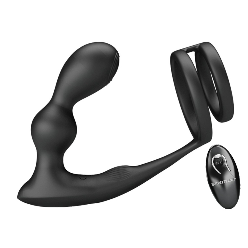 cockring plug marshall pretty love 75 x 27 cm noir