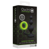cockring plug phosphorescent beads glow 10 x 33cm 1