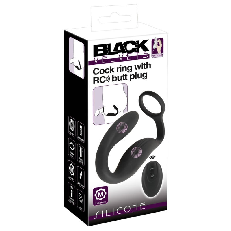 cockring plug vibe velvet 8 x 25cm 7
