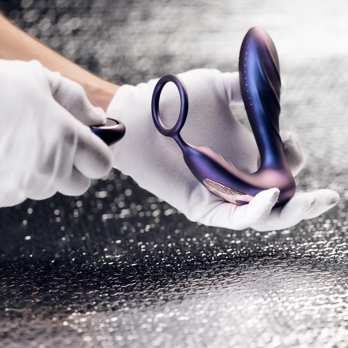 cockring plug vibrant black hole hueman 11 x 33cm 6