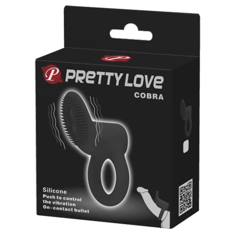 cockring vibrant cobra pretty love one push 1