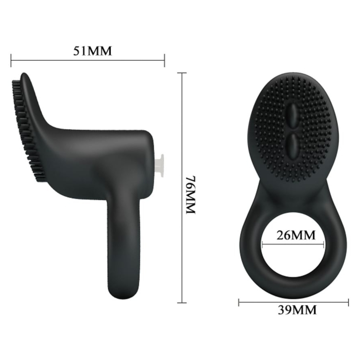 cockring vibrant cobra pretty love one push 4