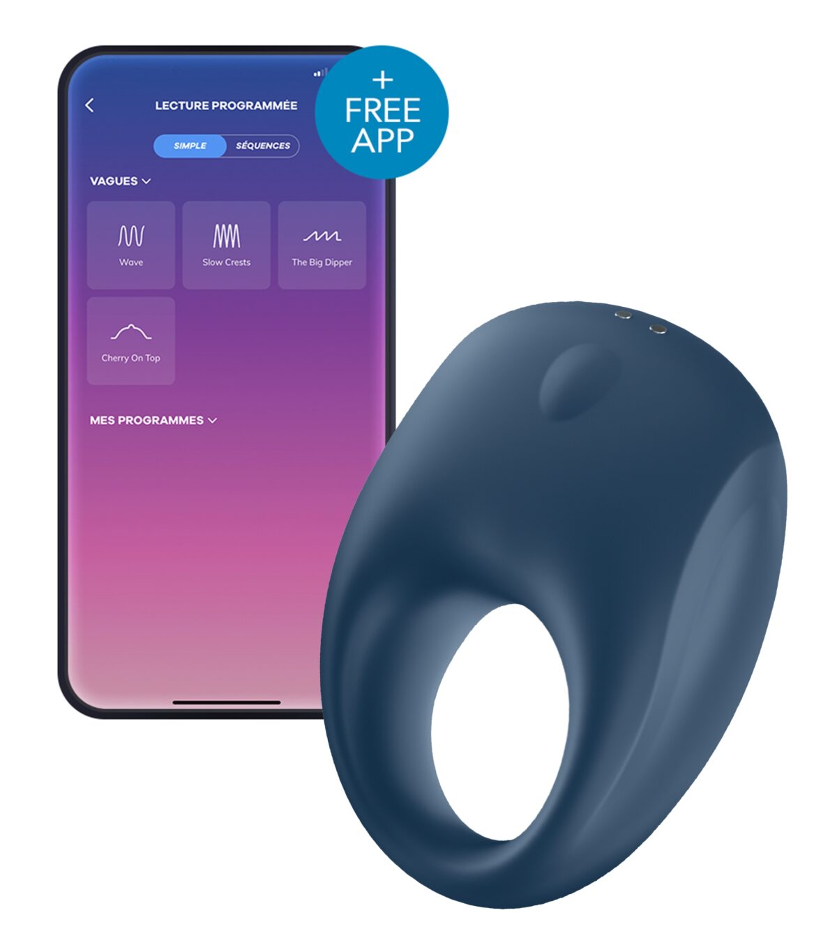 cockring vibrant connecte strong one satisfyer