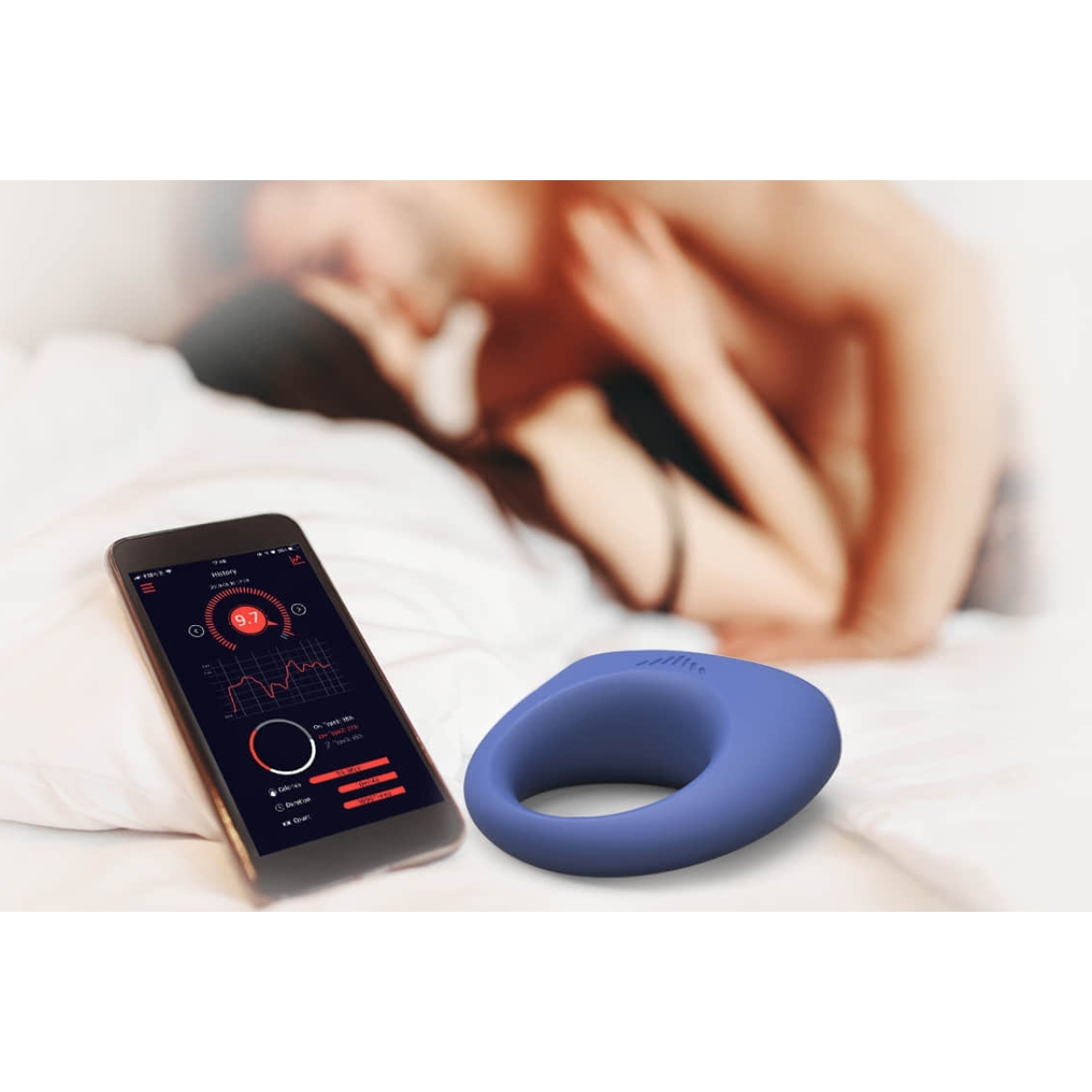 cockring vibrant controle a distance dante 28mm 4