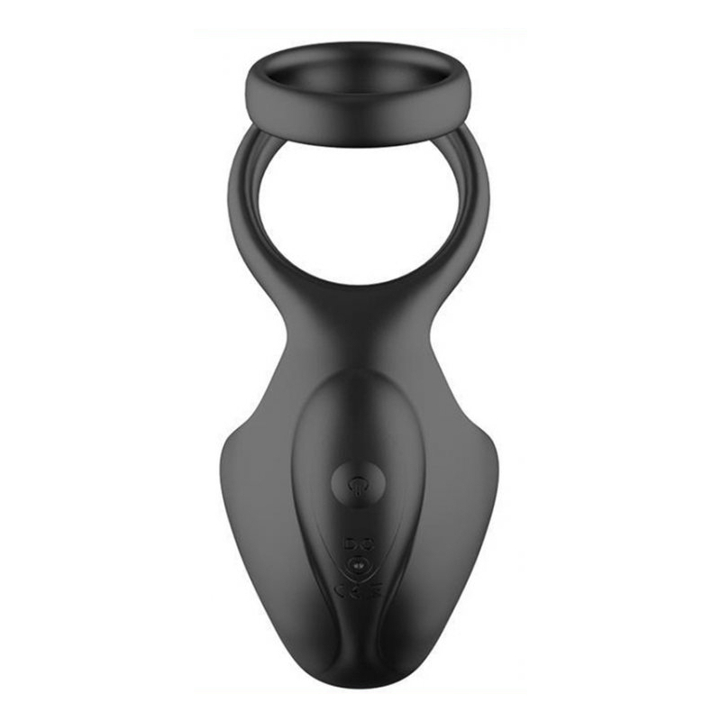 cockring vibrant double delight noir 1