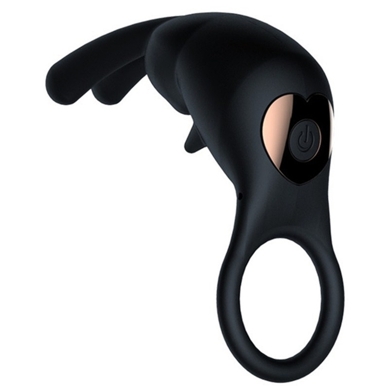 cockring vibrant good rabbit 25mm noir
