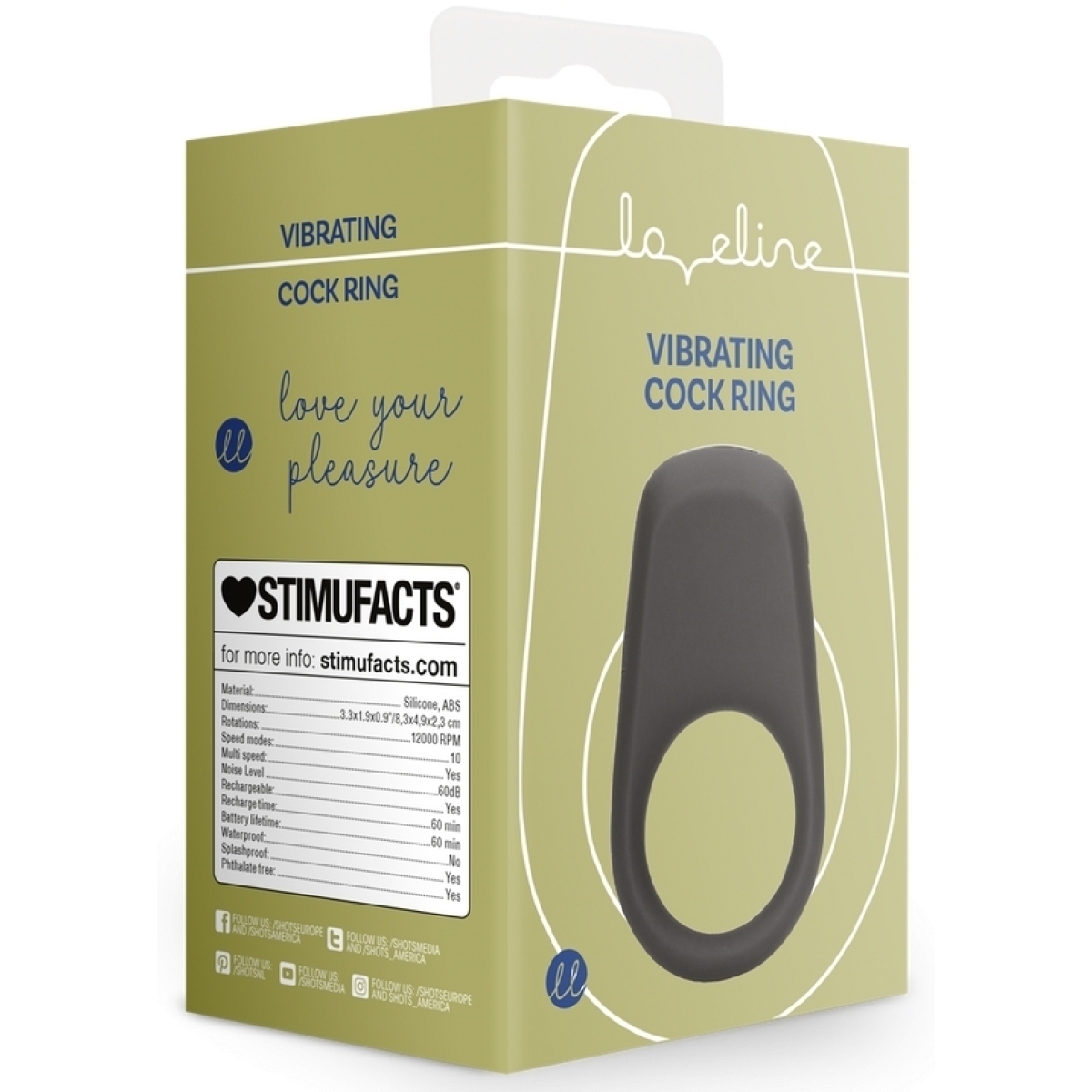 cockring vibrant licorice 35 mm noir 1