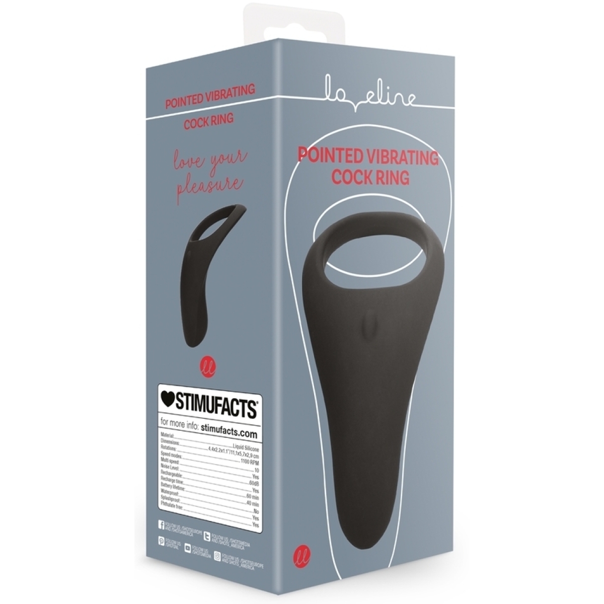 cockring vibrant pointed ring 45mm 1