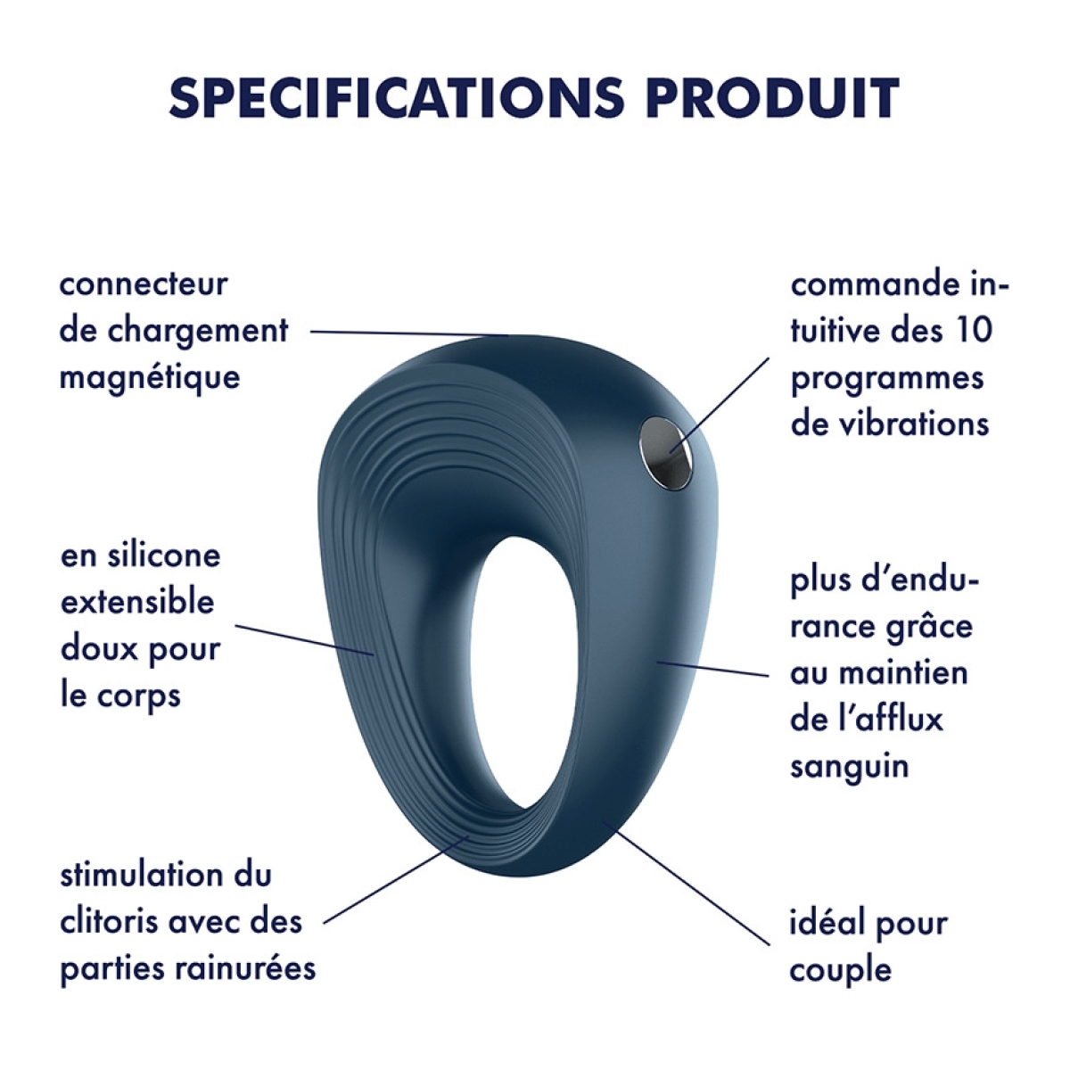 cockring vibrant satisfyer plus 25cm 2