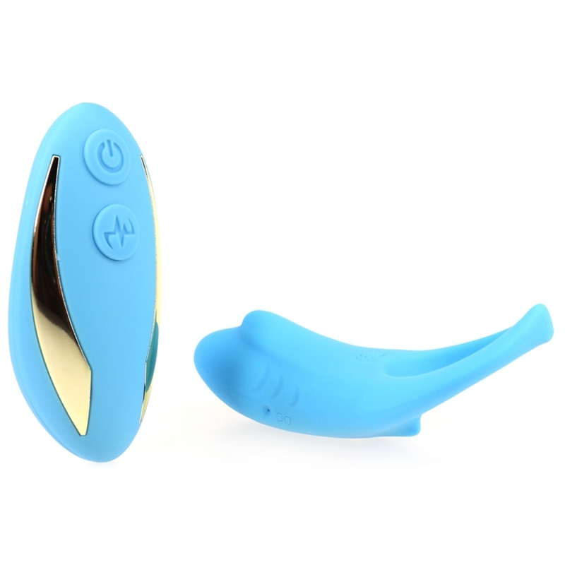 cockring vibrant shark 29mm bleu