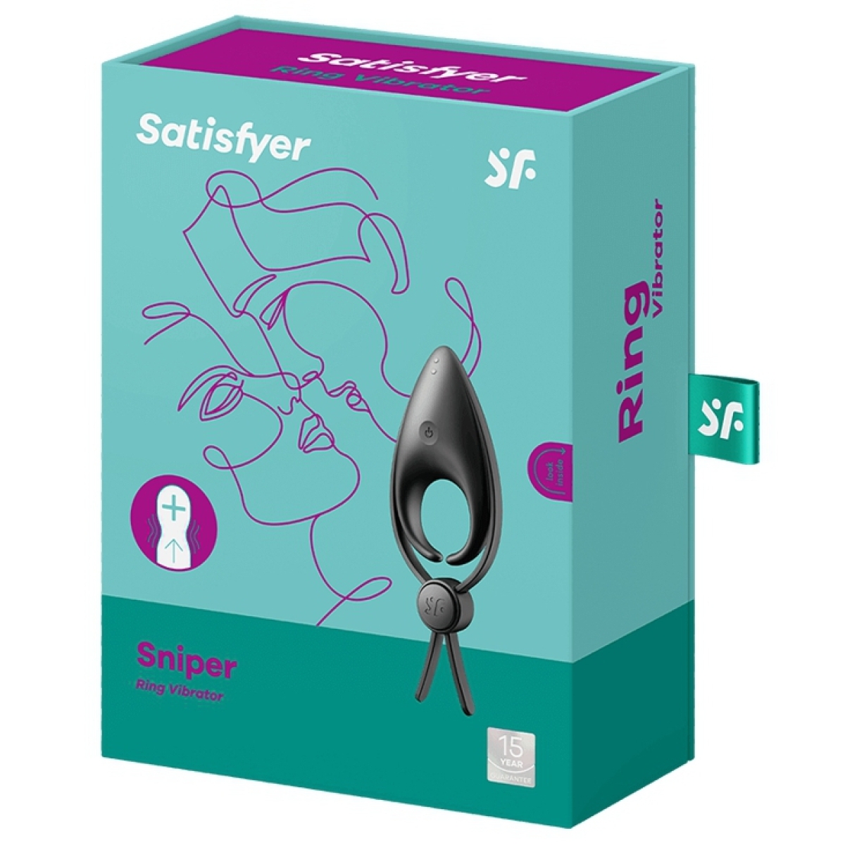 cockring vibrant sniper satisfyer 28mm noir 1