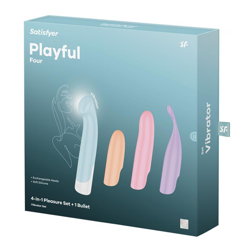 coffret 4 pieces playful four 15 x 35cm 1
