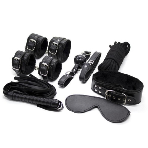 coffret bdsm 7 pieces wicked noir