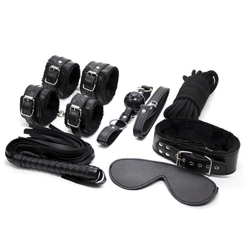 coffret bdsm 7 pieces wicked noir