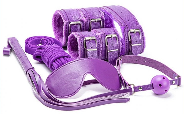 coffret bdsm 7 pieces wicked violet