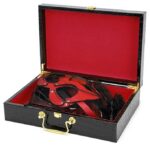 coffret bdsm luxury noir rouge 8 pieces 8