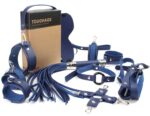 coffret bondage sm obedience 10 pieces bleu 1