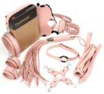 coffret bondage sm obedience 10 pieces rose 1