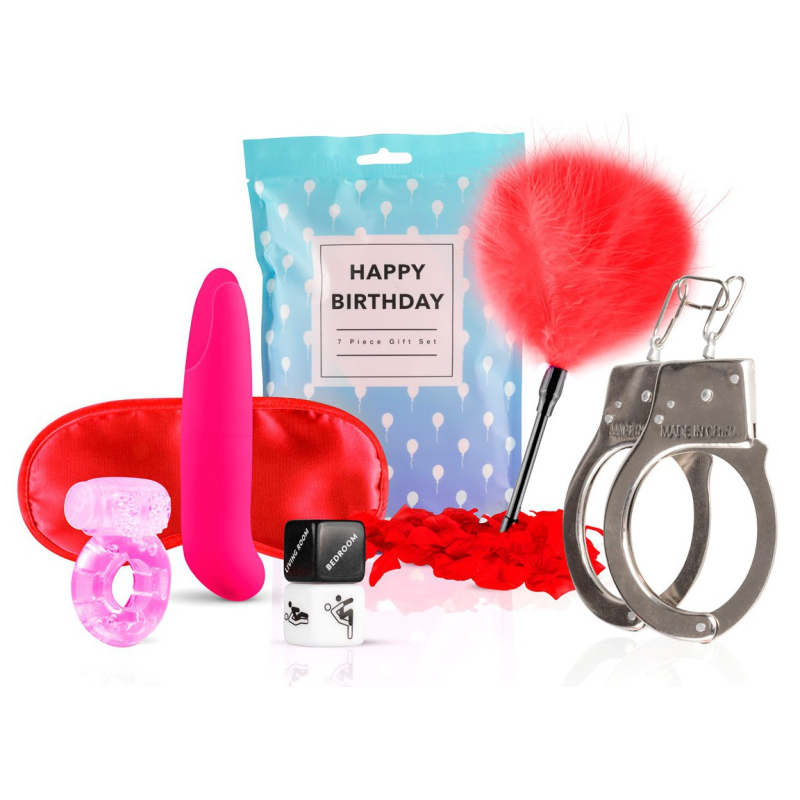 coffret de 7 sextoys happy birthday