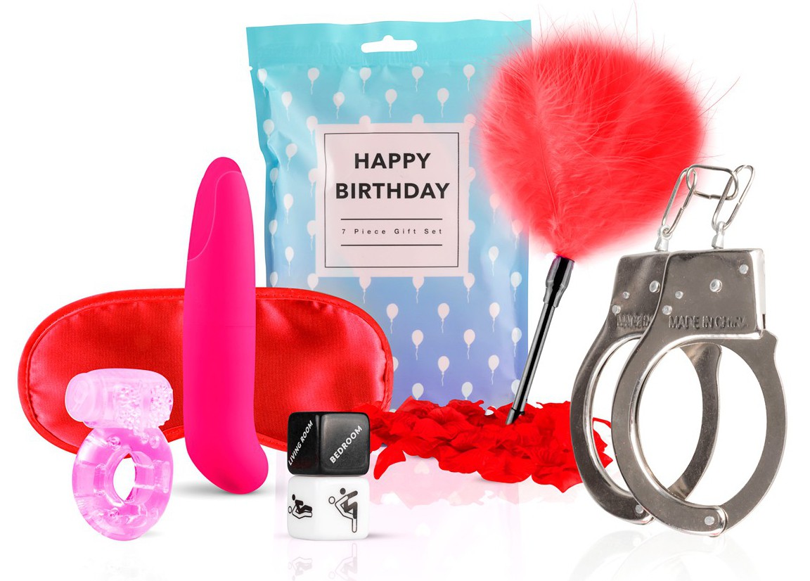 coffret de 7 sextoys happy birthday