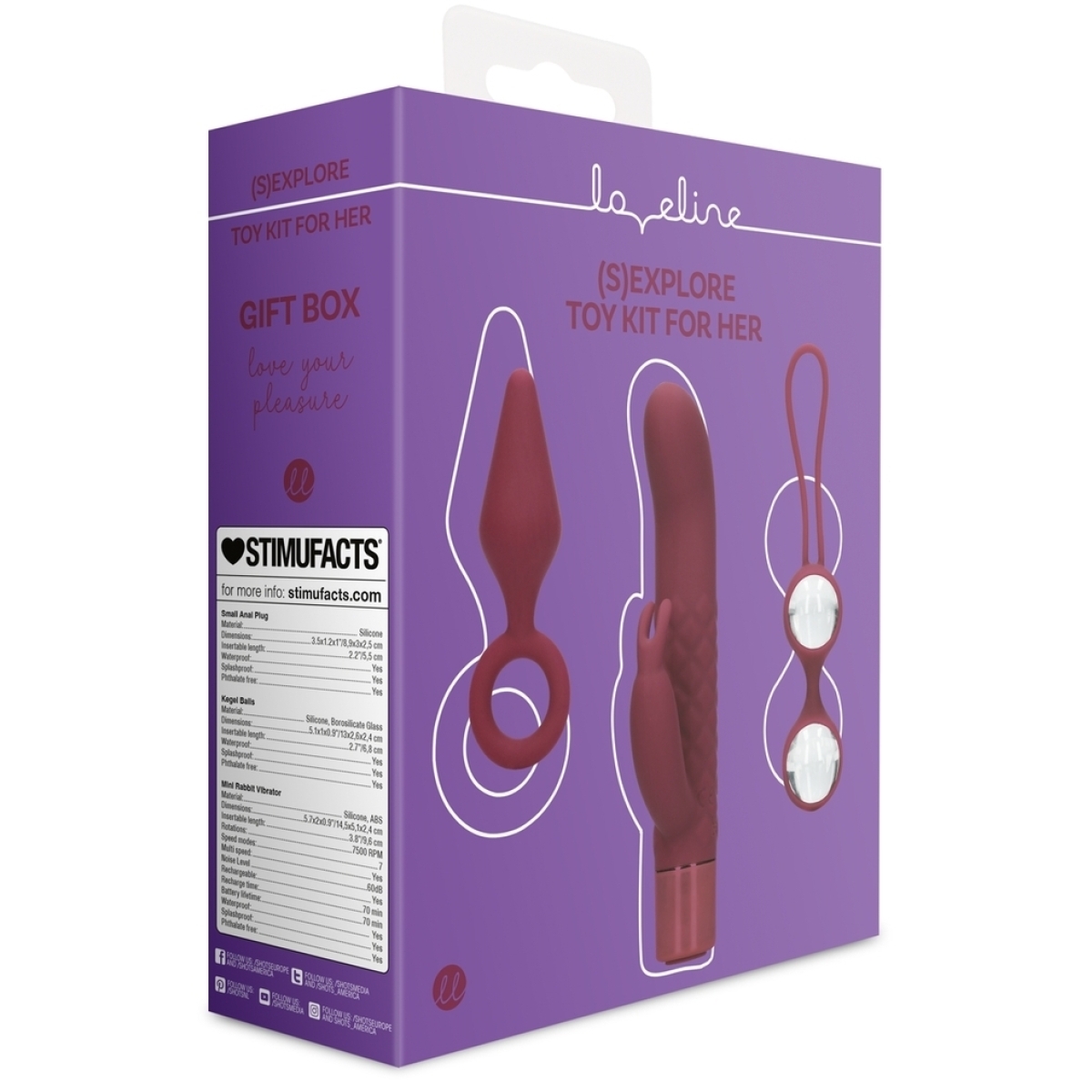coffret de sextoys pour elle darkcherry 3 accessoires 1