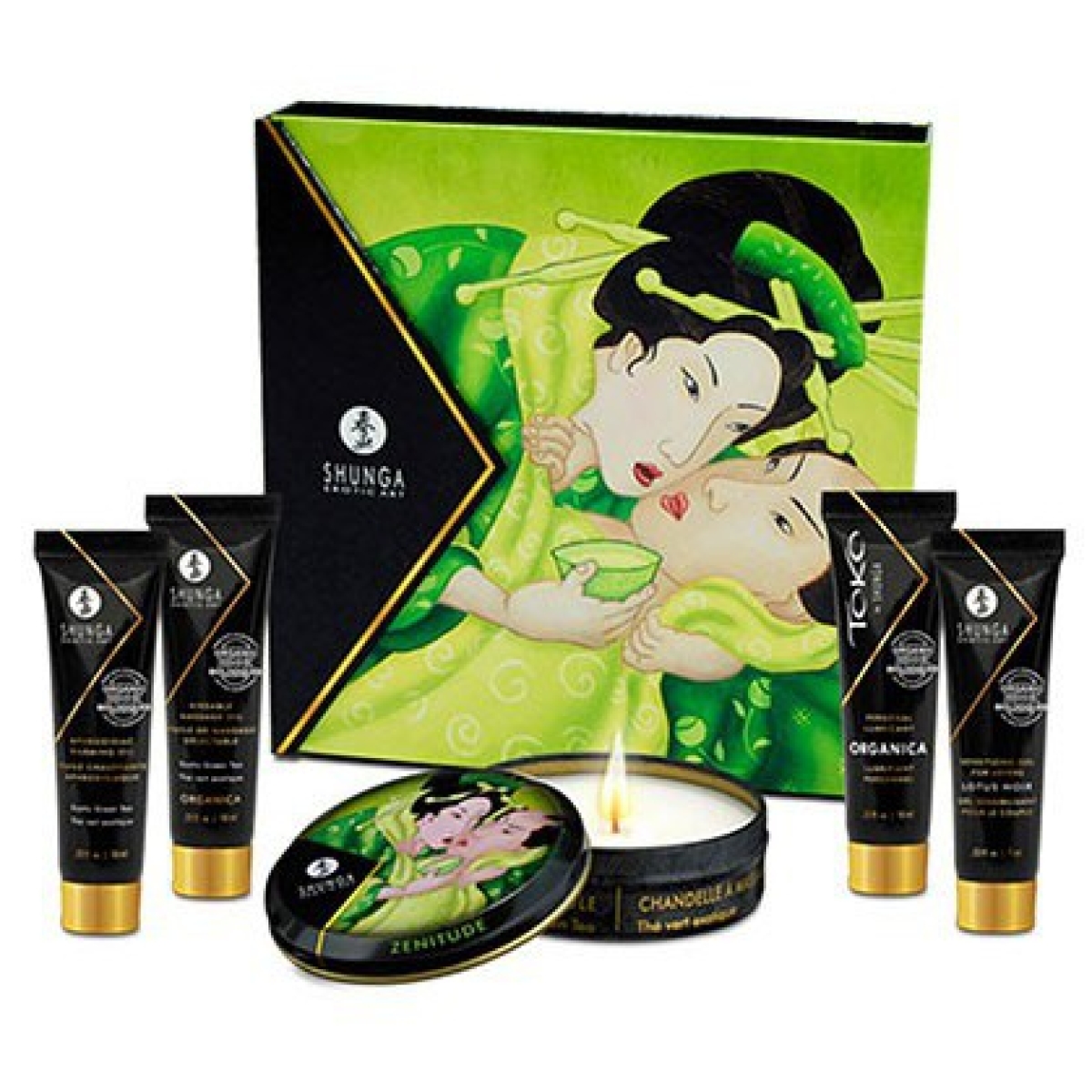 coffret ensemble secret de geisha the vert exotique