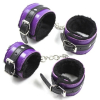 coffret fur lined 8 pieces violet noir 1
