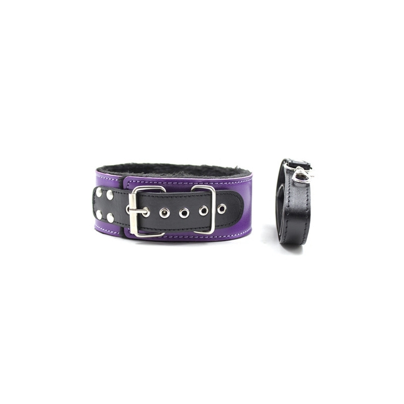 coffret fur lined 8 pieces violet noir 2