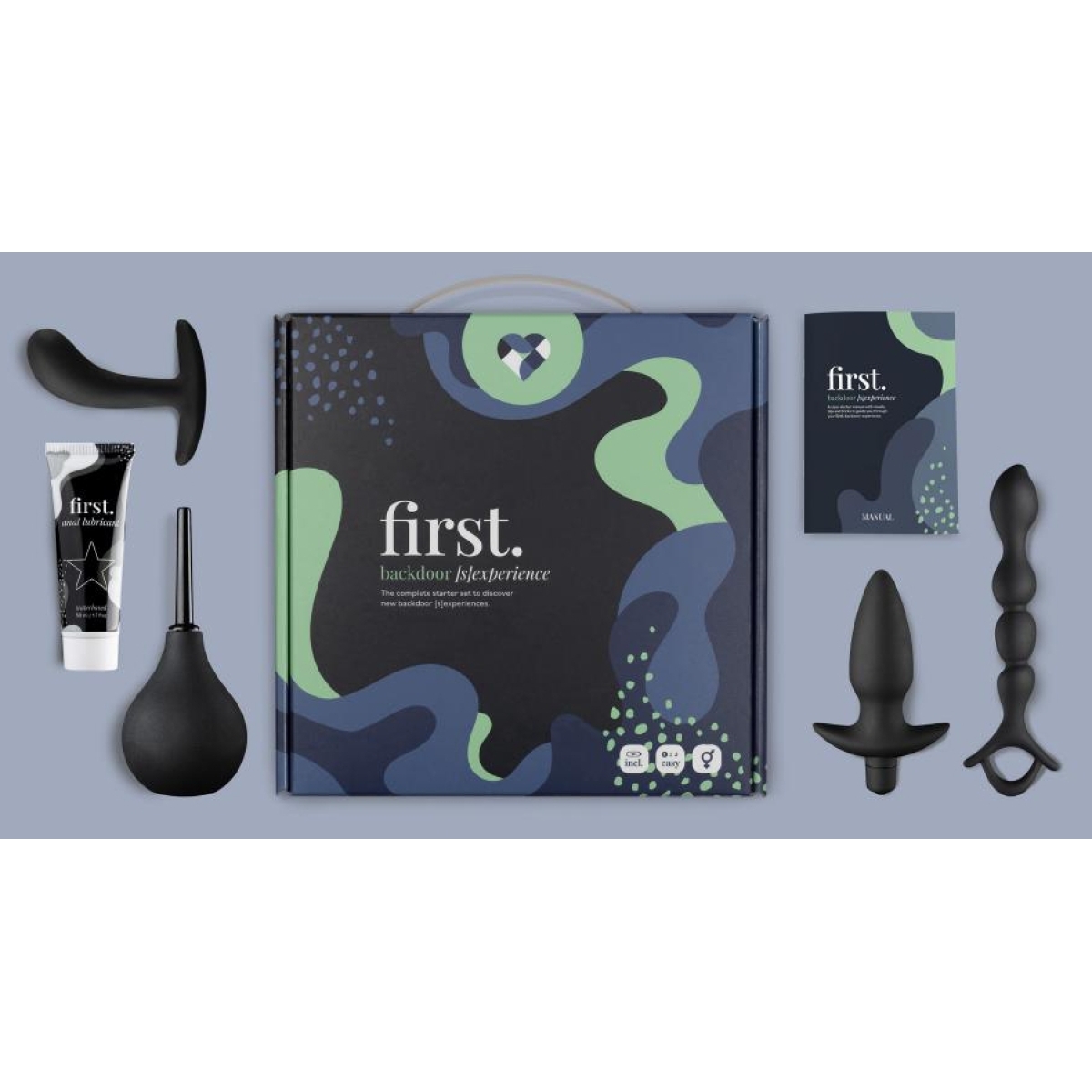 coffret sexe anal debutant backdoor 4 accessoires