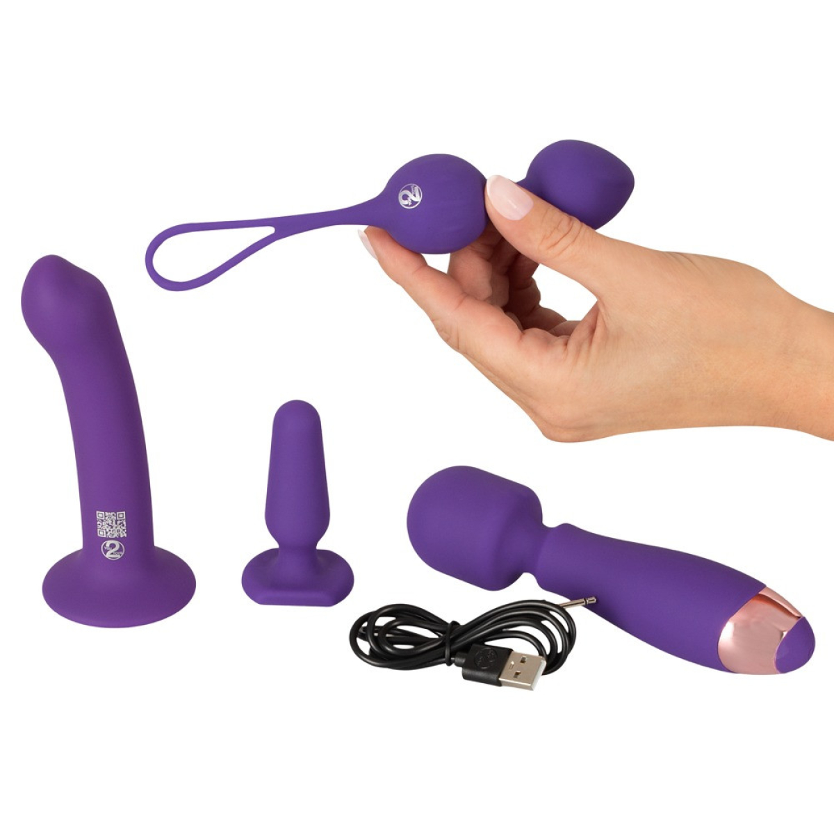 coffret sextoys feminine 4 accessoires violets 3