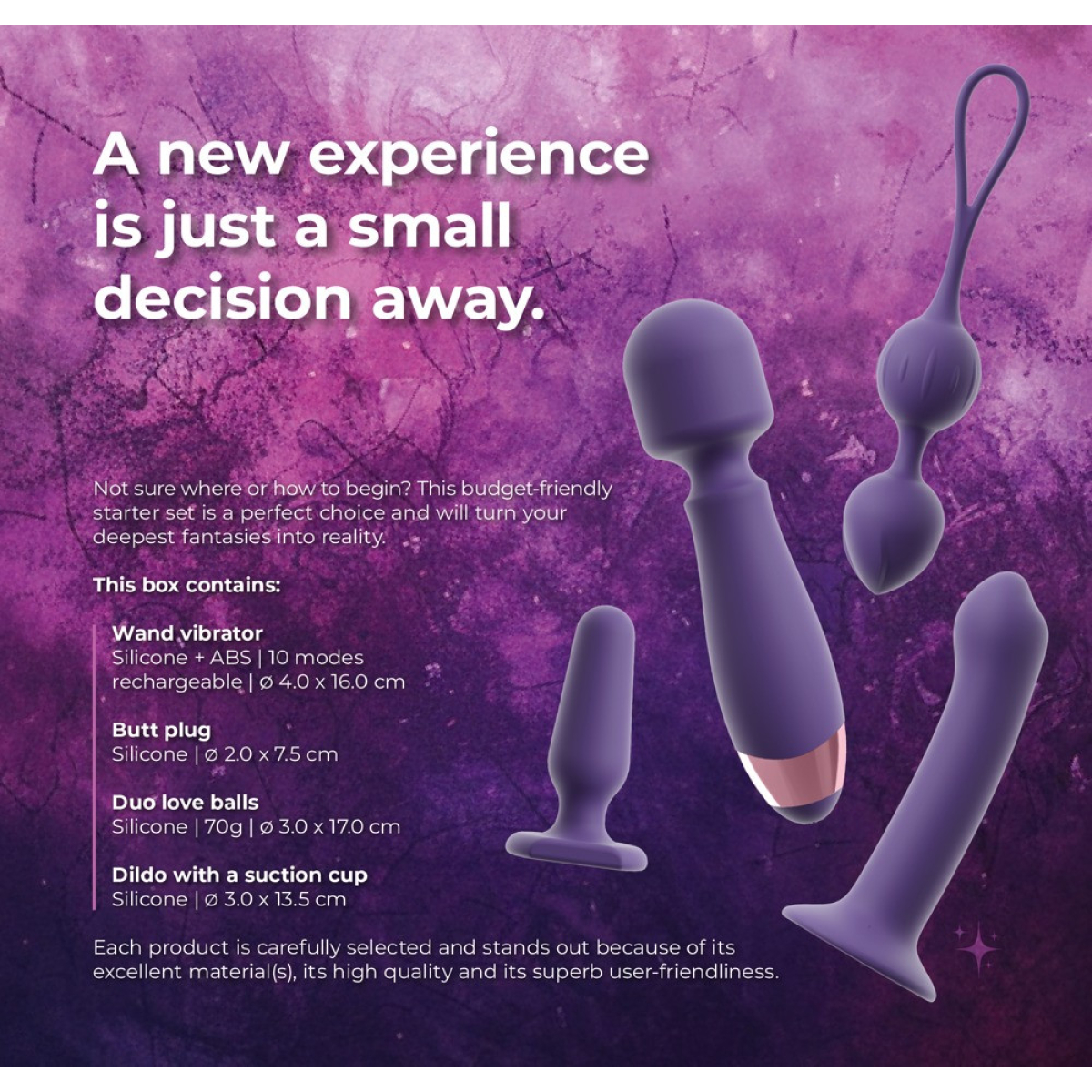coffret sextoys feminine 4 accessoires violets 5