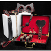 coffret sm bondage 8 pieces noir rouge