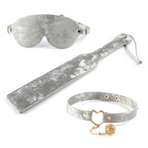 coffret sm velvet 3 pieces gris