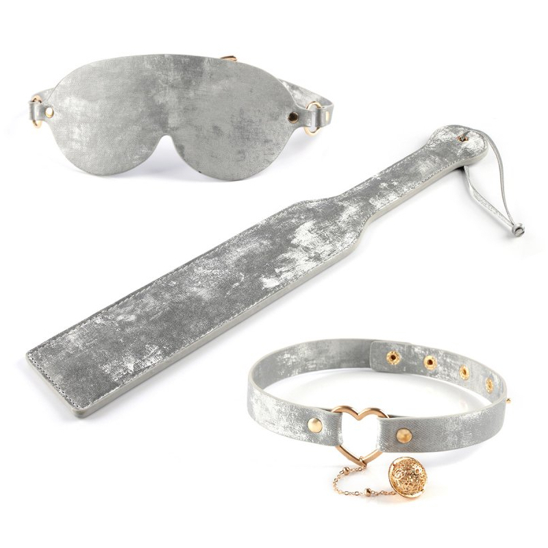 coffret sm velvet 3 pieces gris