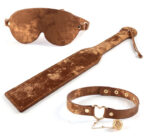 coffret sm velvet 3 pieces marron