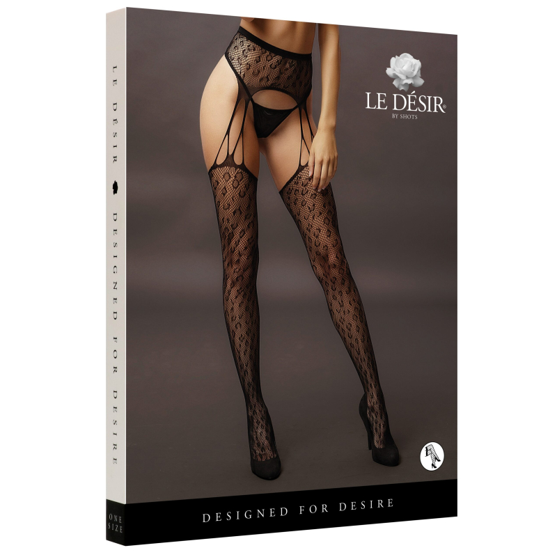 collant effet porte jaretelles feline noir 2 scaled
