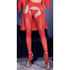 collant effet porte jarretelles mina rouge 1