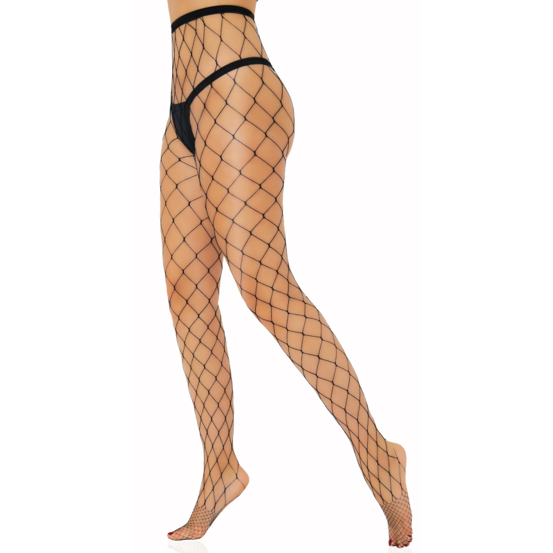 collants resille over sized noirs scaled