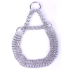 collier 3 chaines en metal