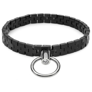 collier a mailles ajustables watchblack