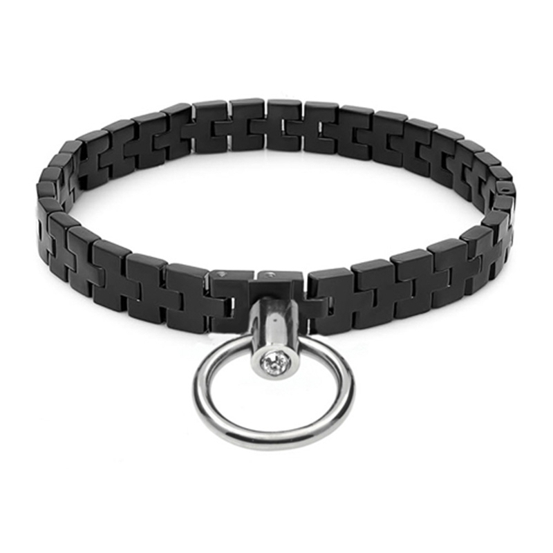 collier a mailles ajustables watchblack