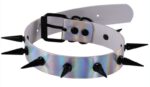 collier a pointes piky laser argente 5