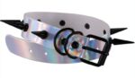 collier a pointes piky laser argente 6