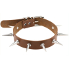 collier a pointes piky lish marron