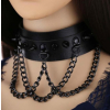 collier a pointes piky noir 4
