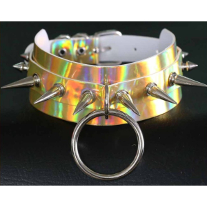 collier a pointes strobo laser dore