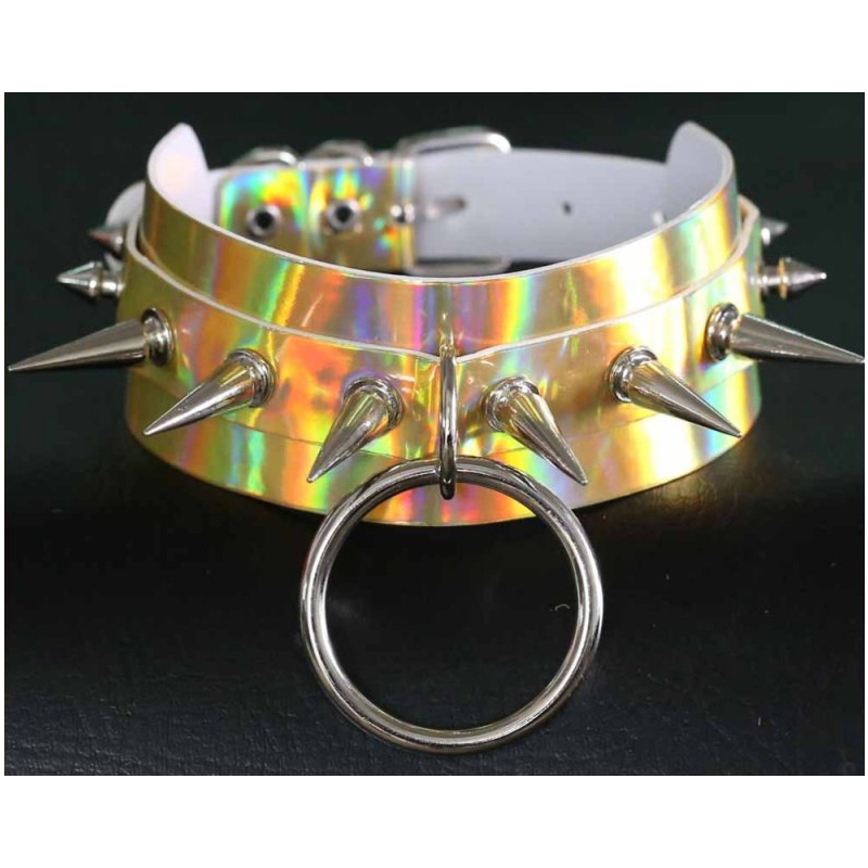 collier a pointes strobo laser dore